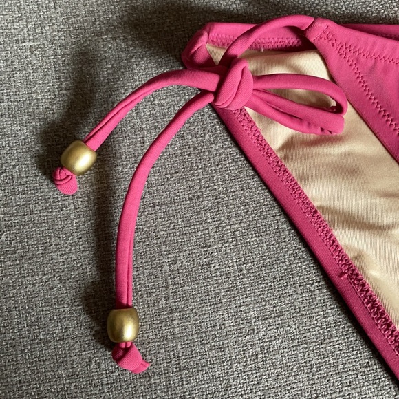 Victoria Secret Mauve Bikini with Gold Flower - Picture 3 of 11